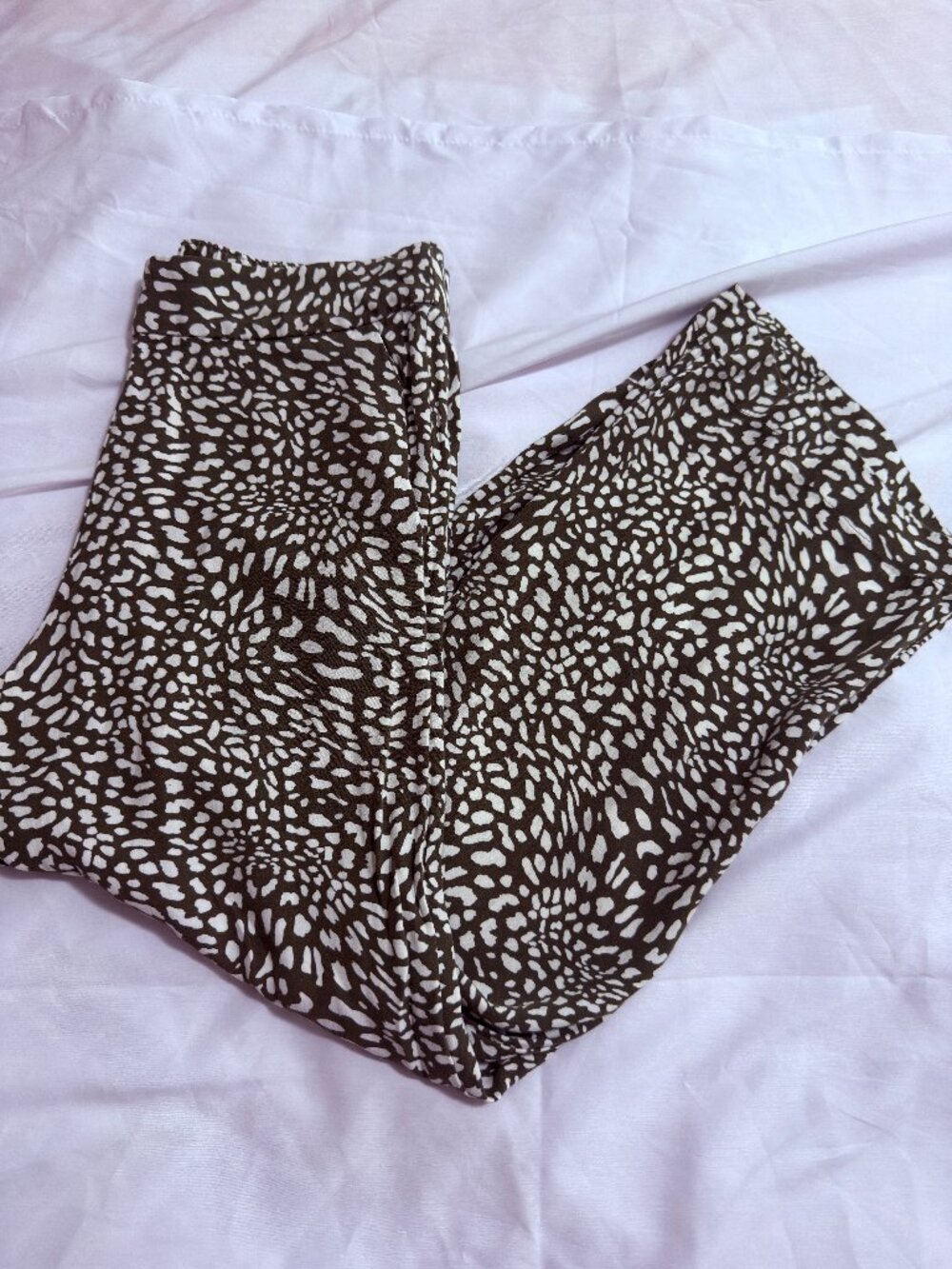 LOFT Lightweight Fluid Wide-Leg Pull-On Pants Size XSP